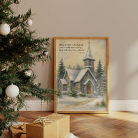 Silent Chapel Under Winter Stars
