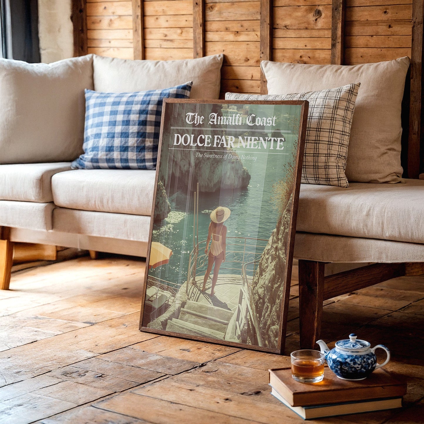 Italian Dreams On Rustic Walls