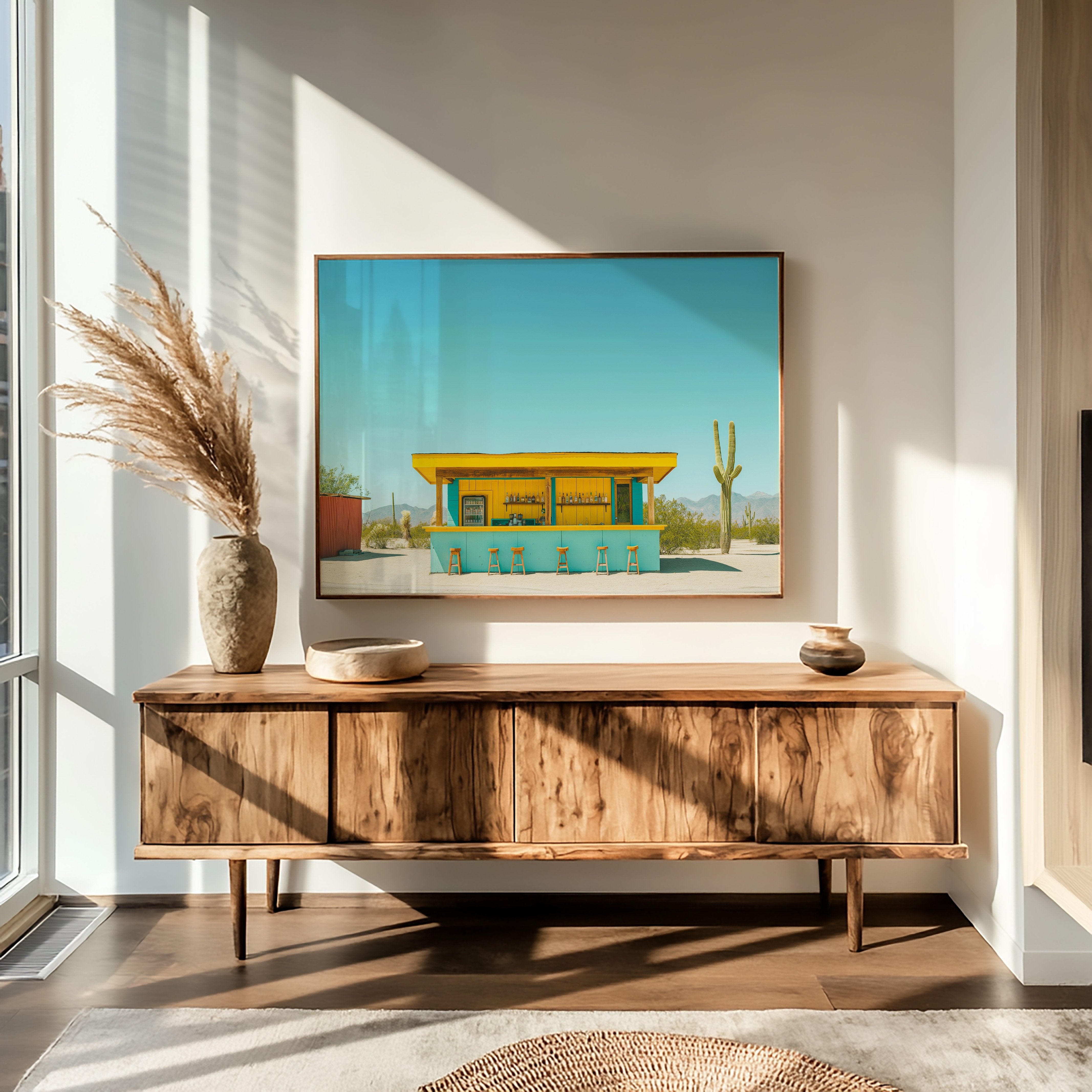 Turquoise Oasis Waits For Travelers