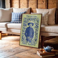 Cowboy Blues On Sage Green