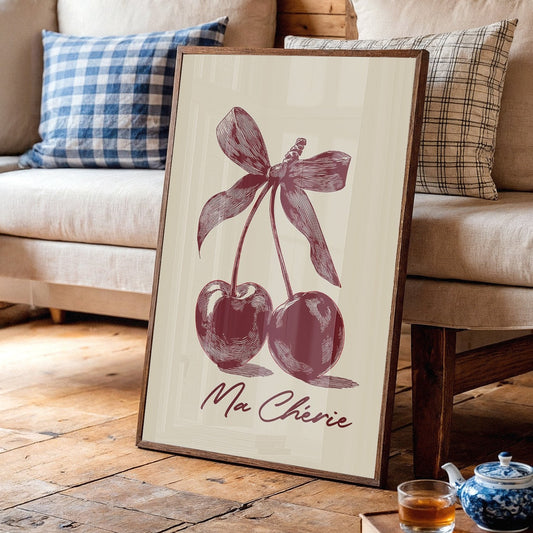 Sweet Burgundy Tied With Affection