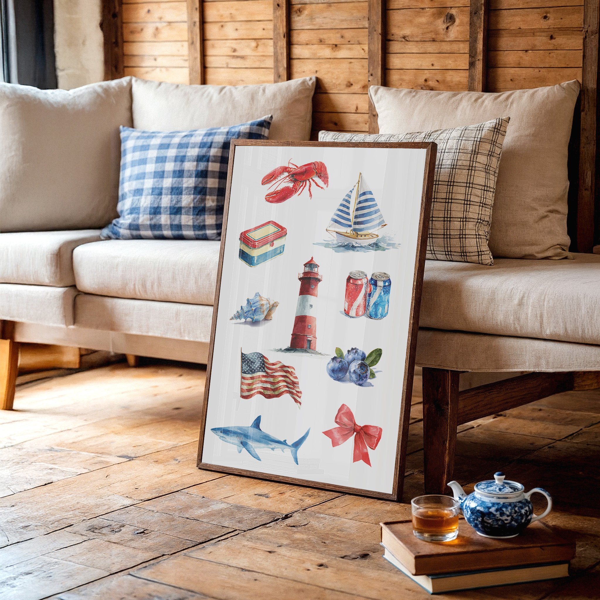 Coastal Treasures Of American Summer