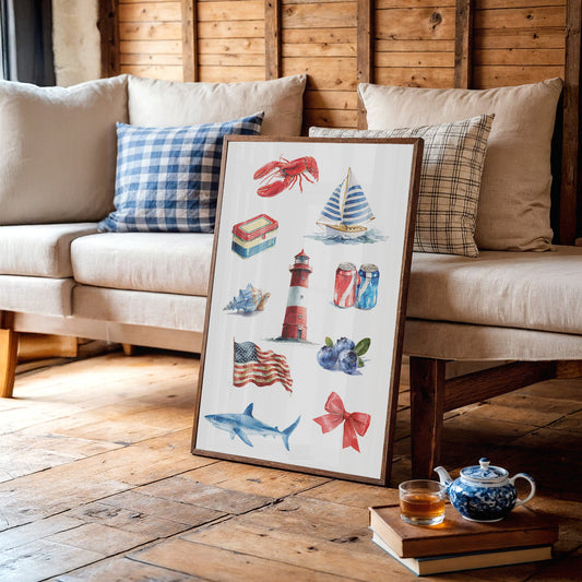 Coastal Treasures Of American Summer