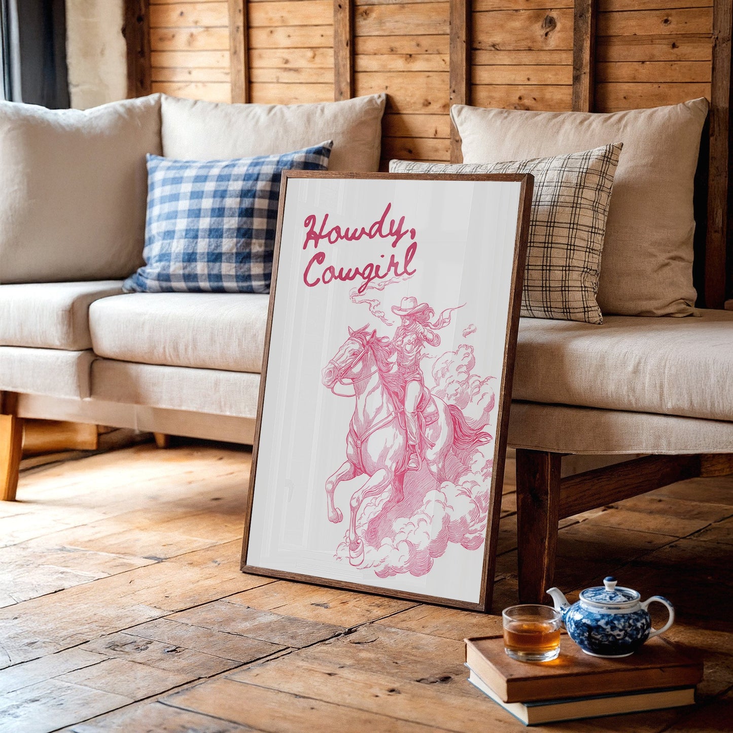 Pink Dust On Frontier Trails