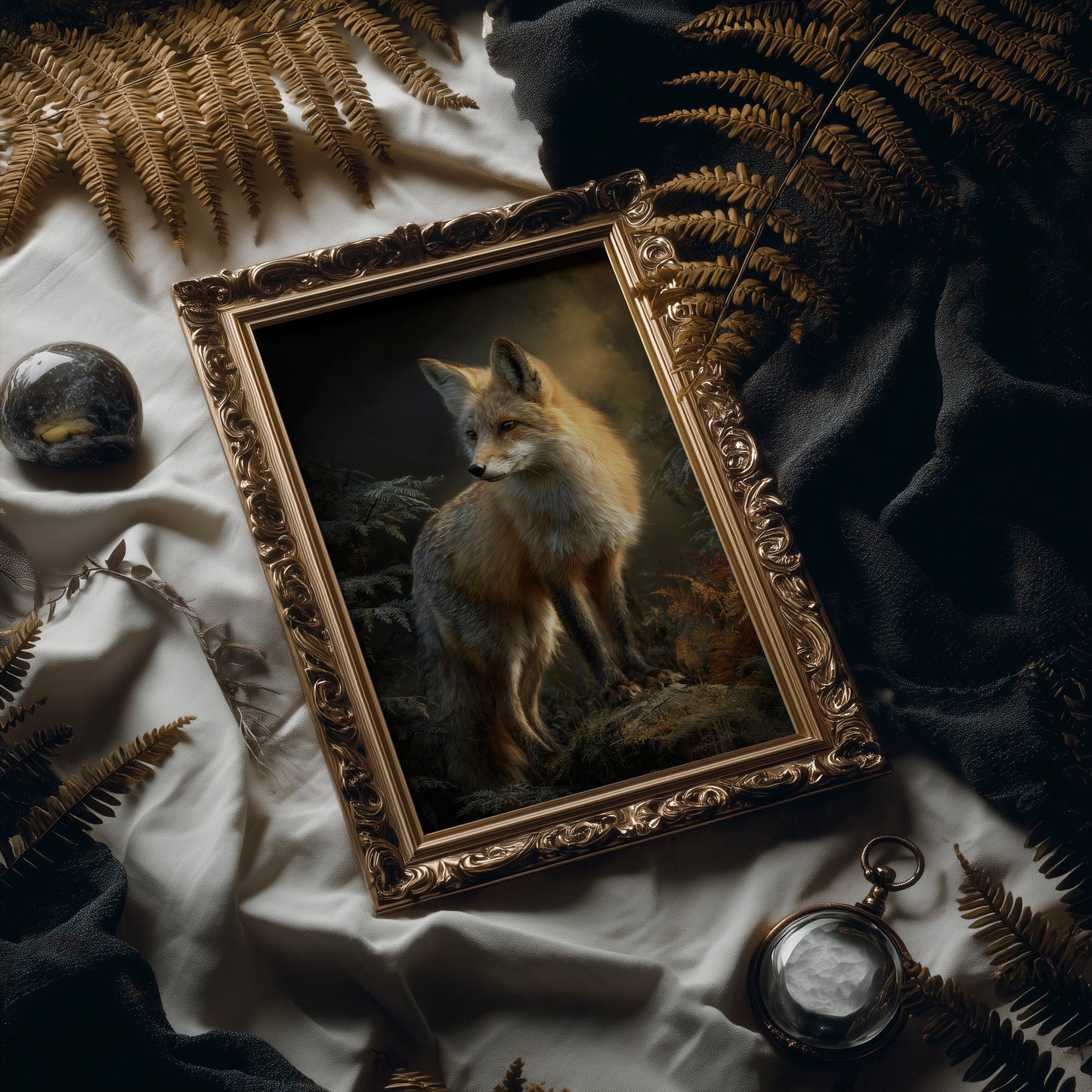 Amber Sentinel In Twilight Forest