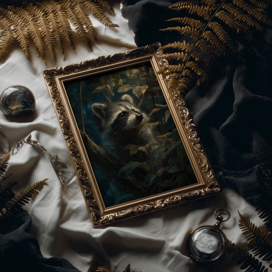 Twilight Scout Among Autumn Leaves