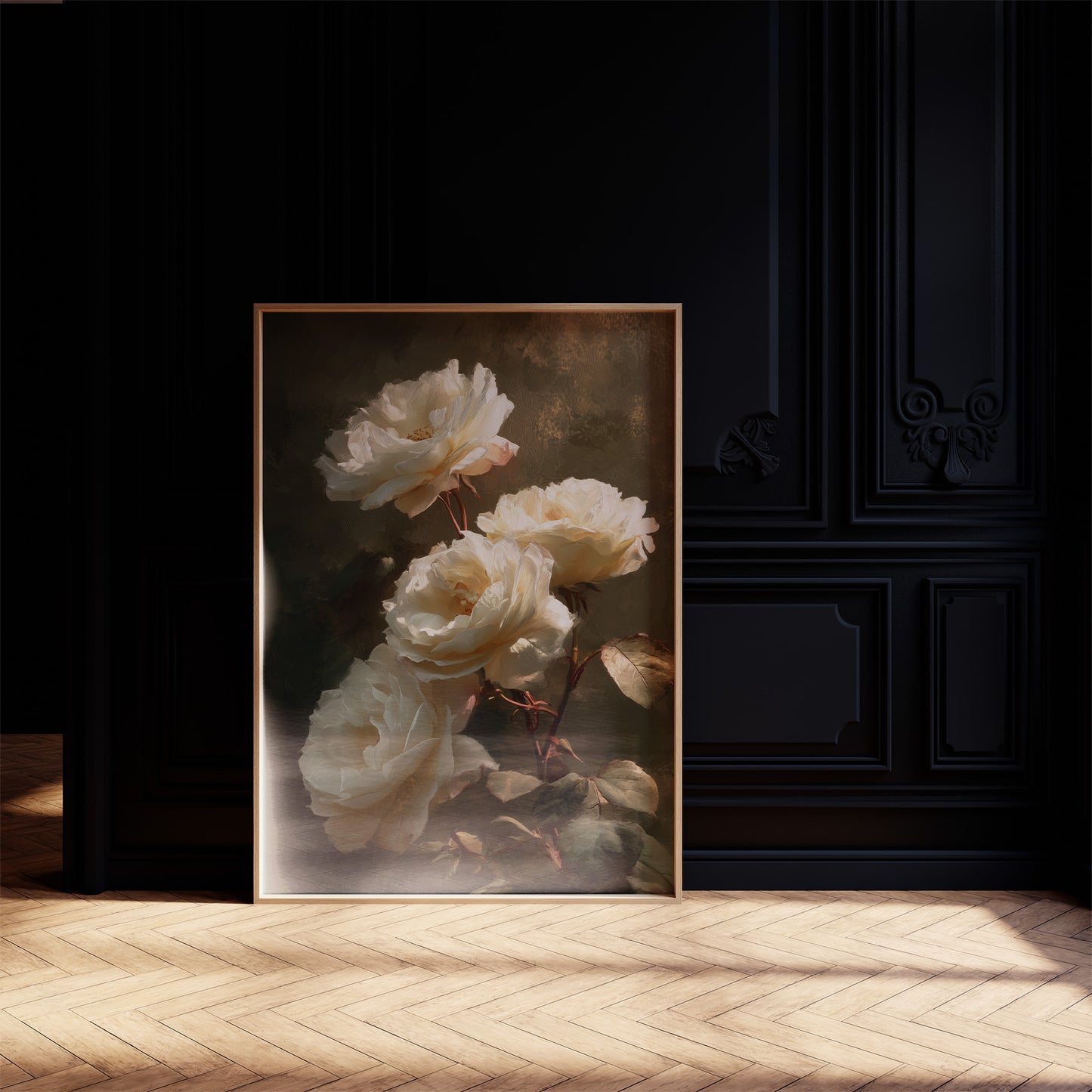 Pale Blooms Against Darkness Speak