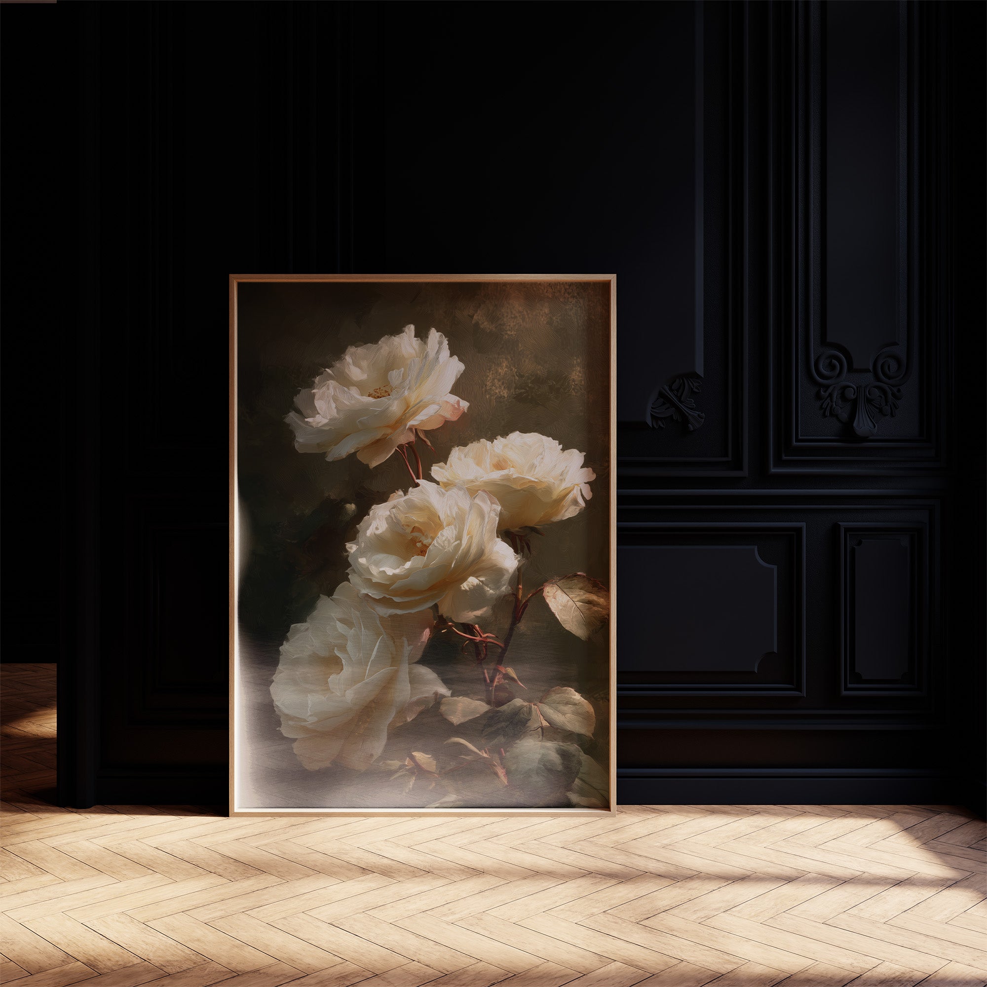 Pale Blooms Against Darkness Speak
