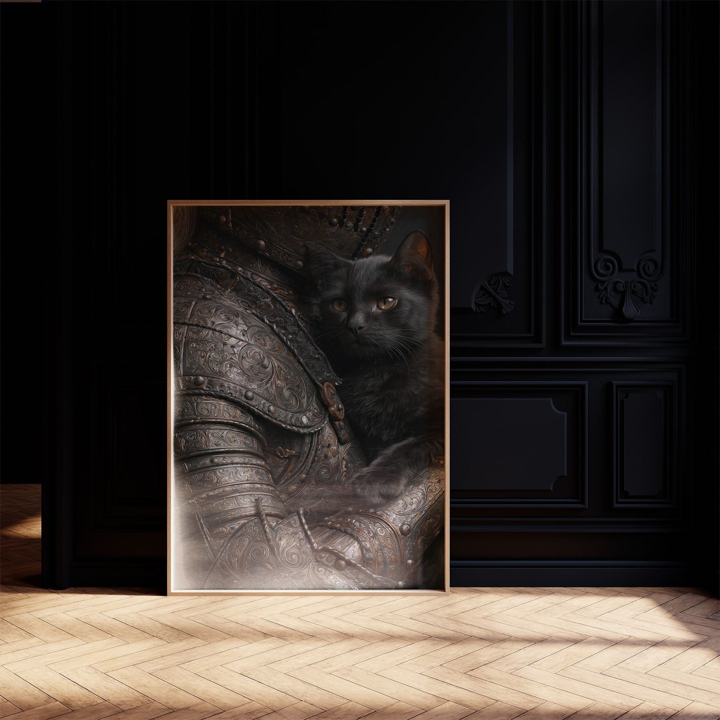 Noble Feline Of Ancient Armor