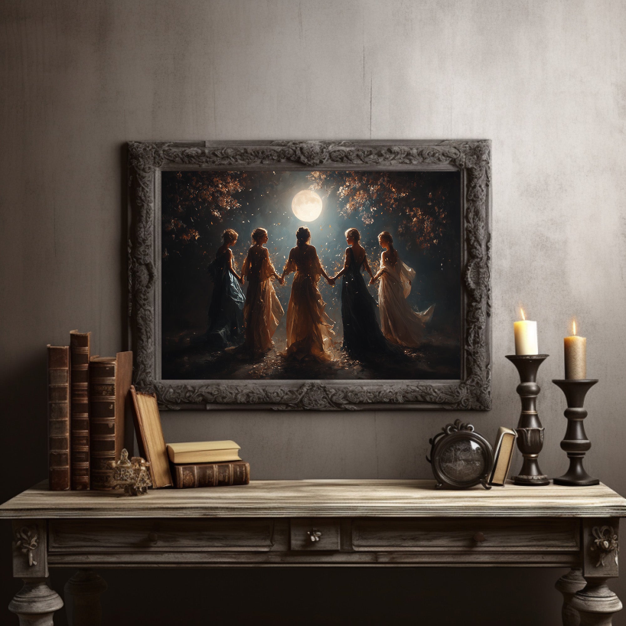 Moonlit Circle Of Ancient Promise