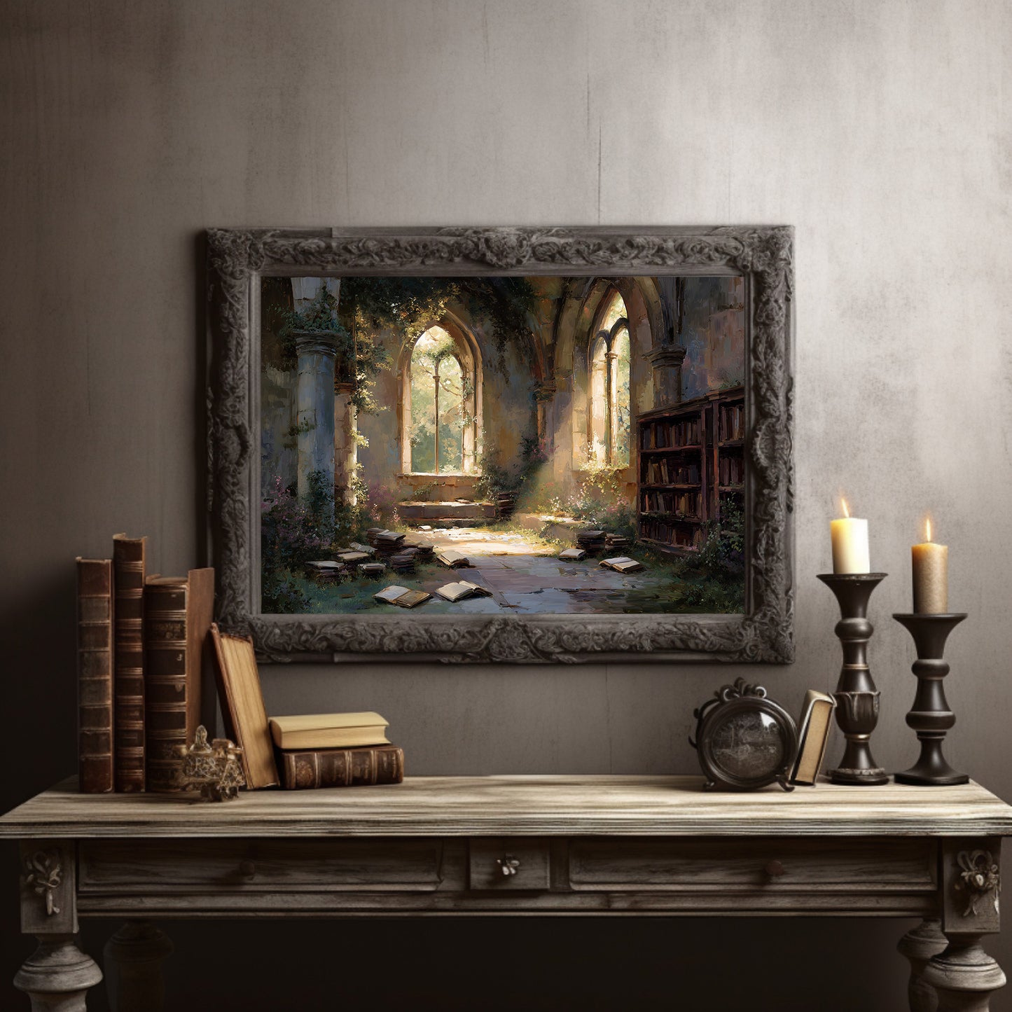 Ancient Pages Bathe In Light