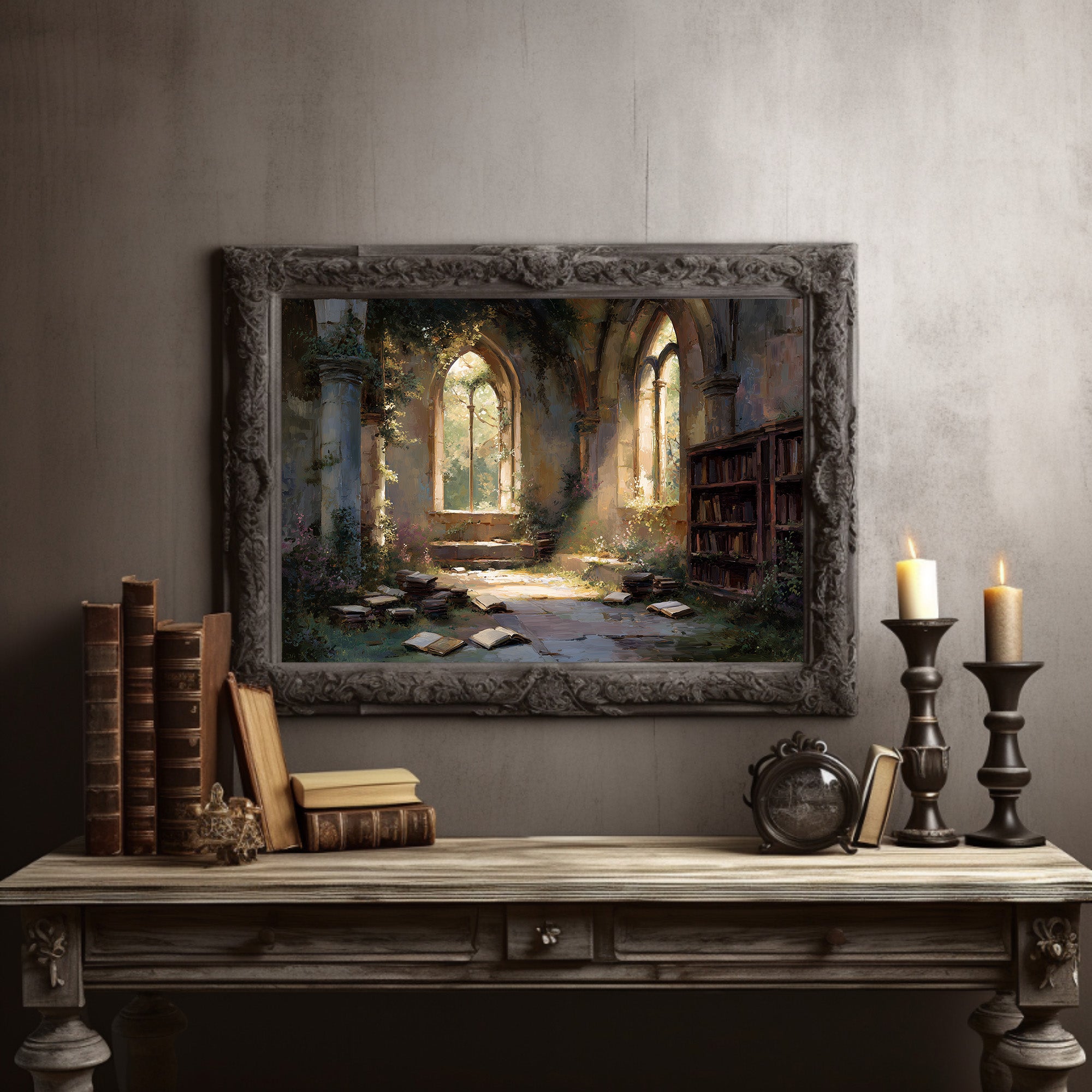 Ancient Pages Bathe In Light