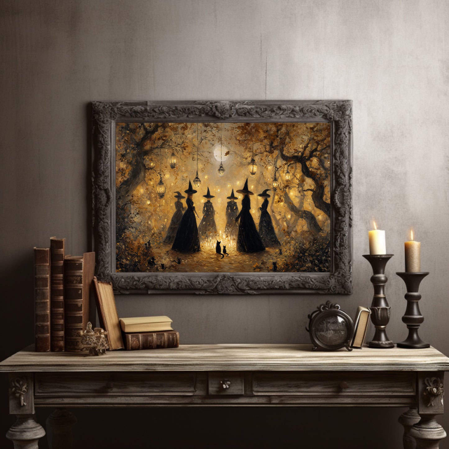 Autumn Coven Gathers At Twilight