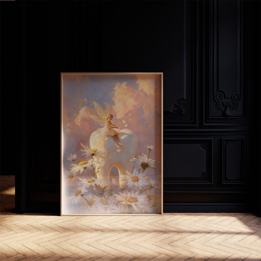 Daisy Dreams Under Golden Sky