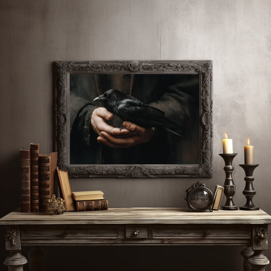 Raven's Trust In Human Hands