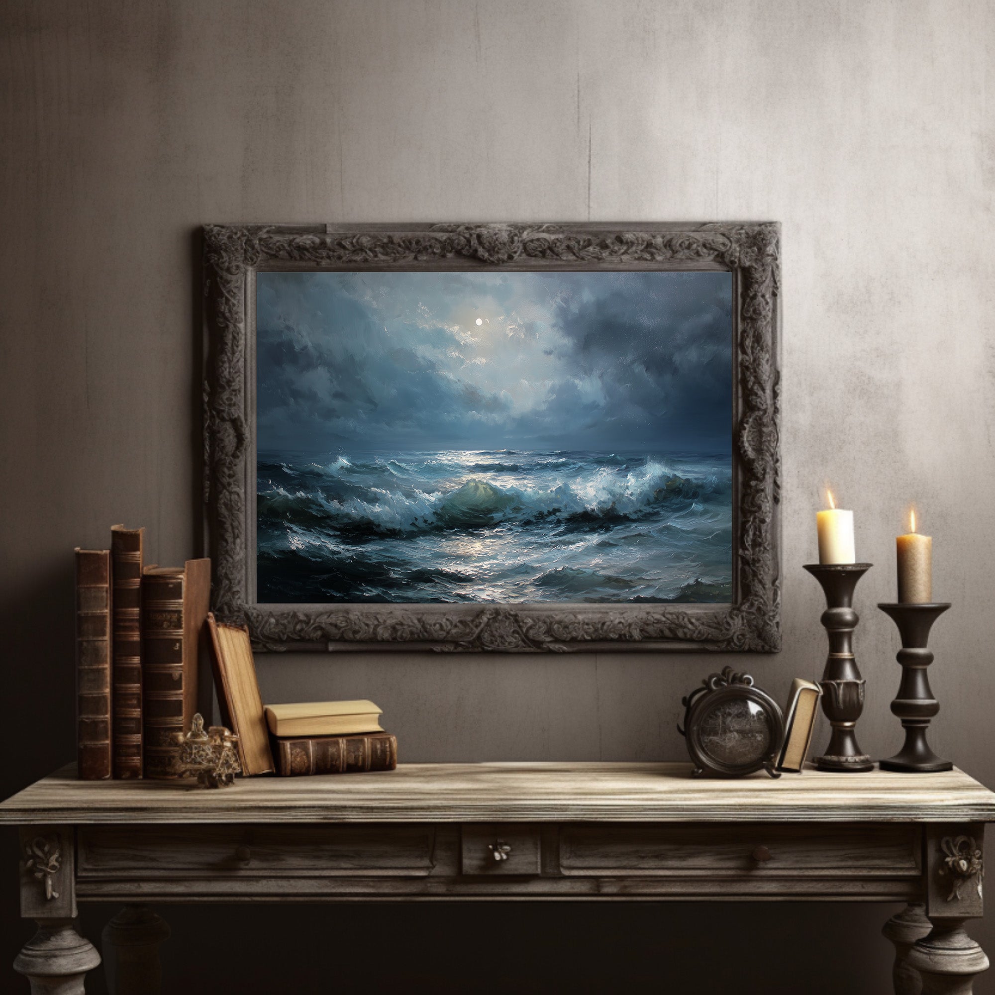 Moonlight Dances On Restless Tides