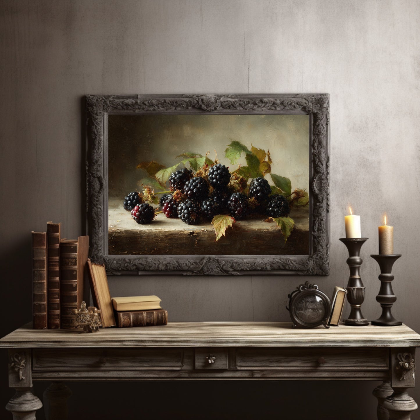 Blackberries Among Literary Treasures