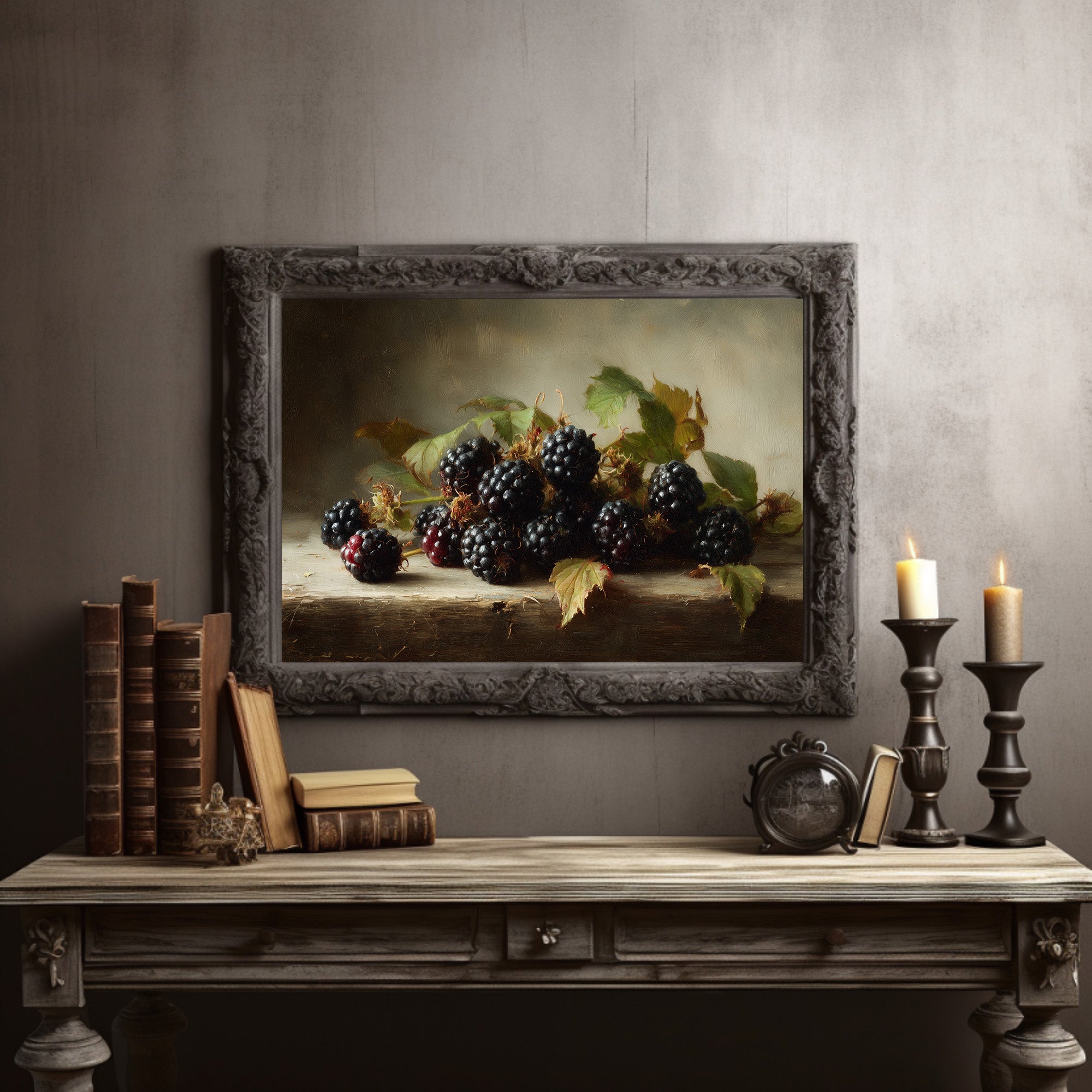 Blackberries Among Literary Treasures