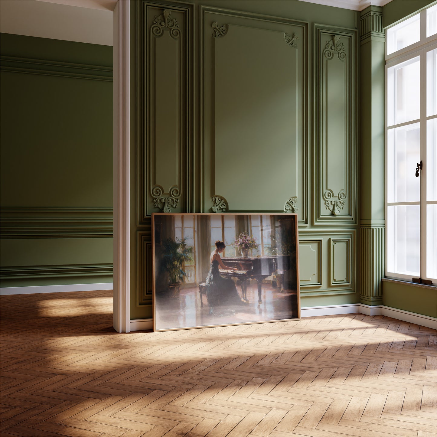 Sunlit Sonata Among Bound Classics