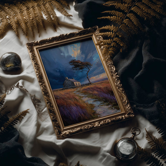 Storm Bends The Coastal Oak