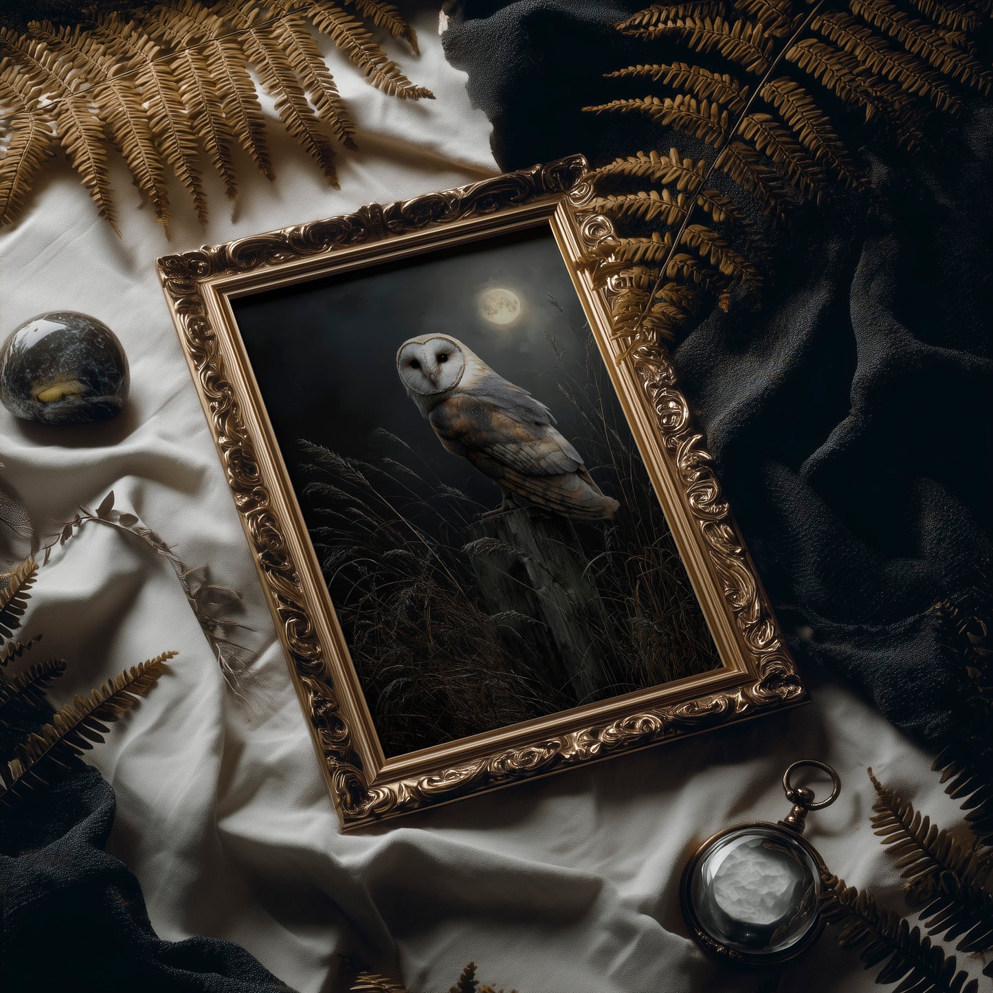 Silent Hunter Under Lunar Glow