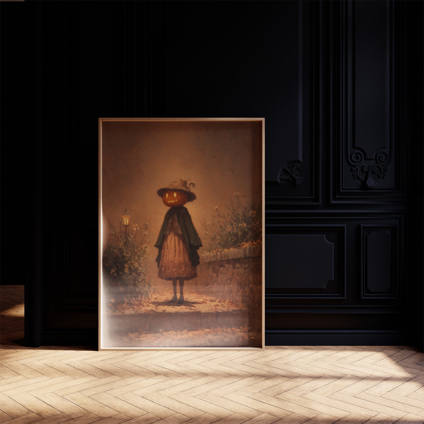 Autumn Sentinel Under Amber Light