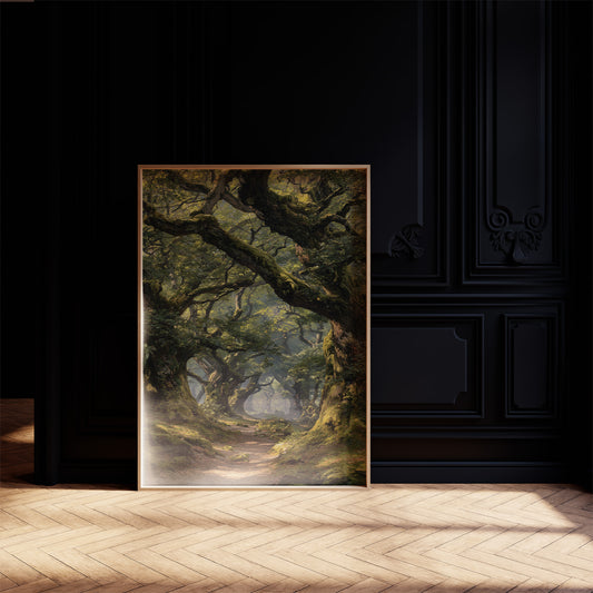 Ancient Oaks Guard Silent Passage