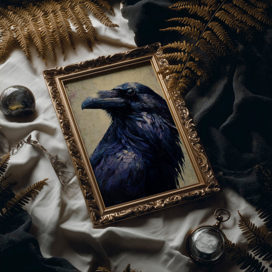 Midnight Wings Against Parchment Sky