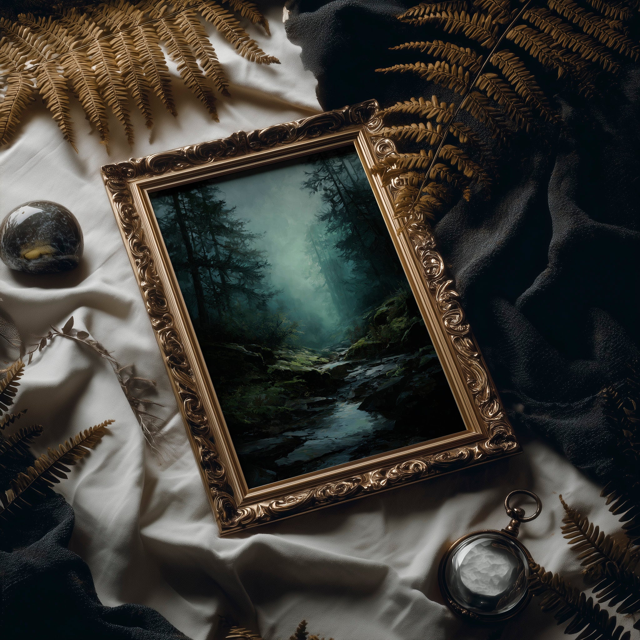 Ancient Brook Beckons Silently