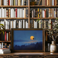 Harvest Moon Beckons Ancient Flight