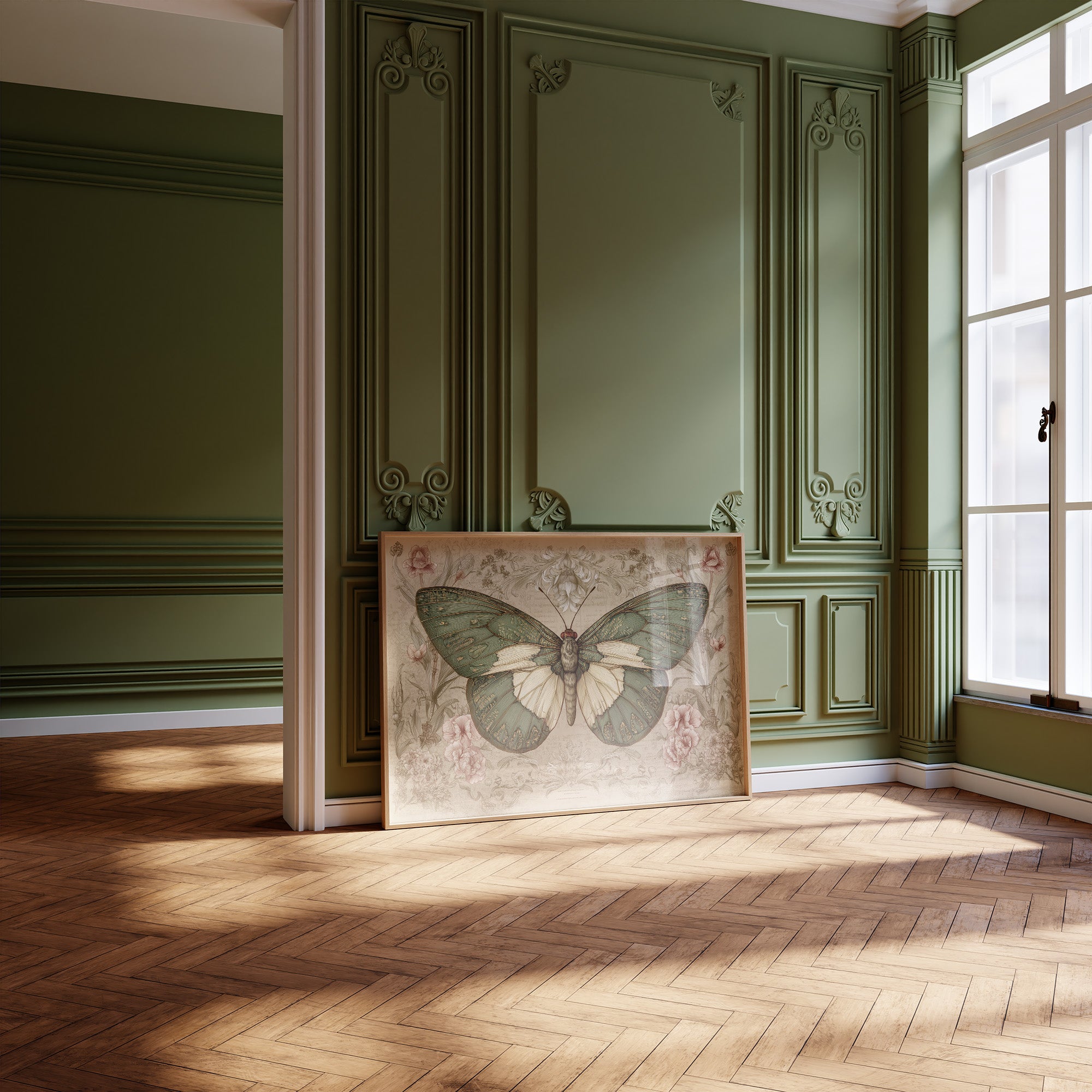 Scholar's Garden Meets Emerald Wings