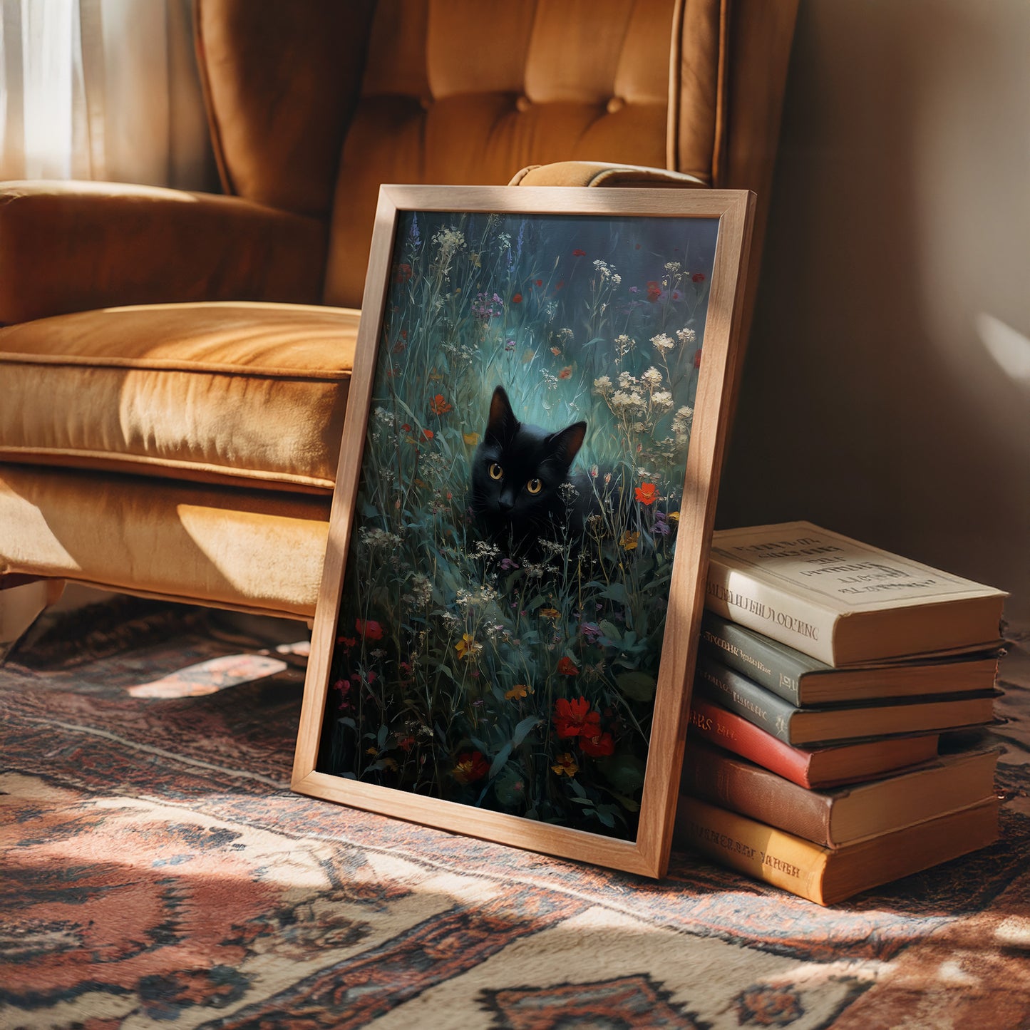 Midnight Prowls Among Wildflowers