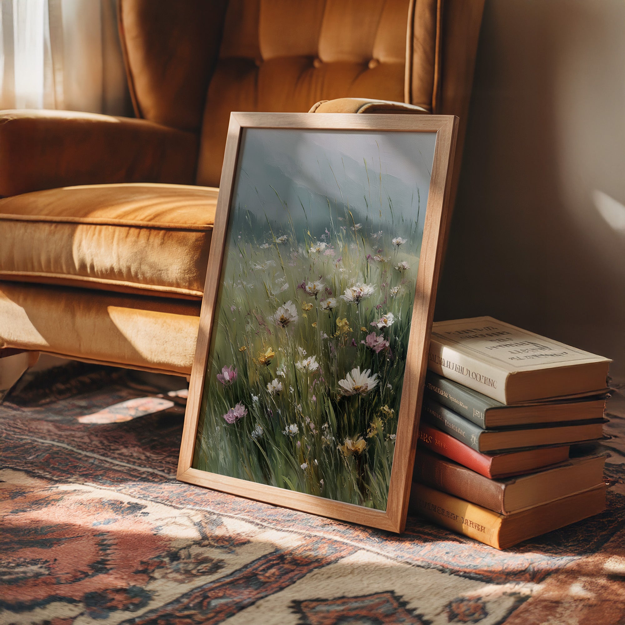 Meadow Secrets Against Misty Hills