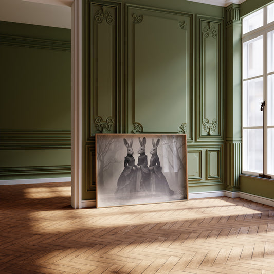 Victorian Hares Tell Forest Tales