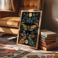 Midnight Moths Chase Celestial Dreams