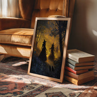 Witches Gather Under Amber Skies