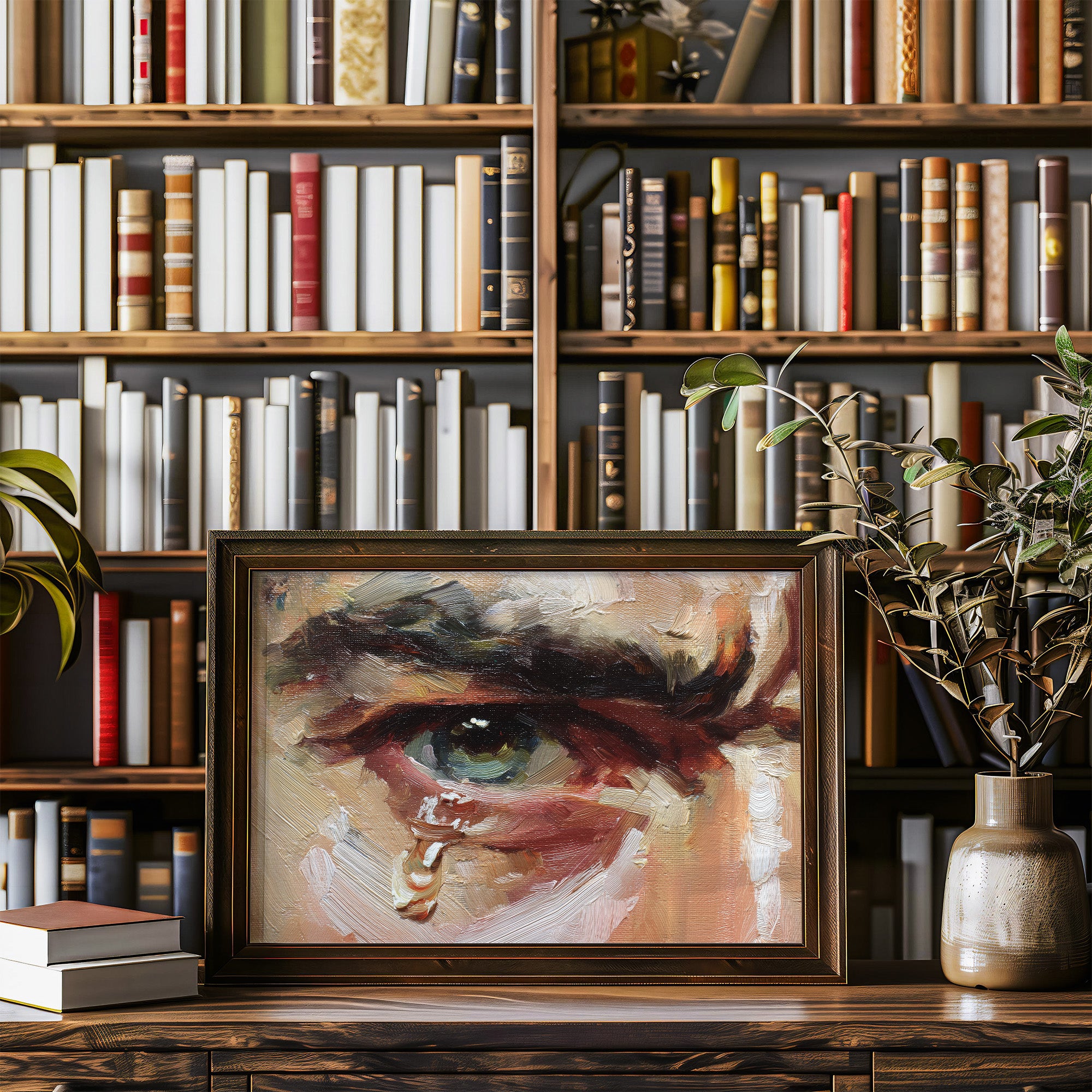 Teardrops Fall From Azure Gaze