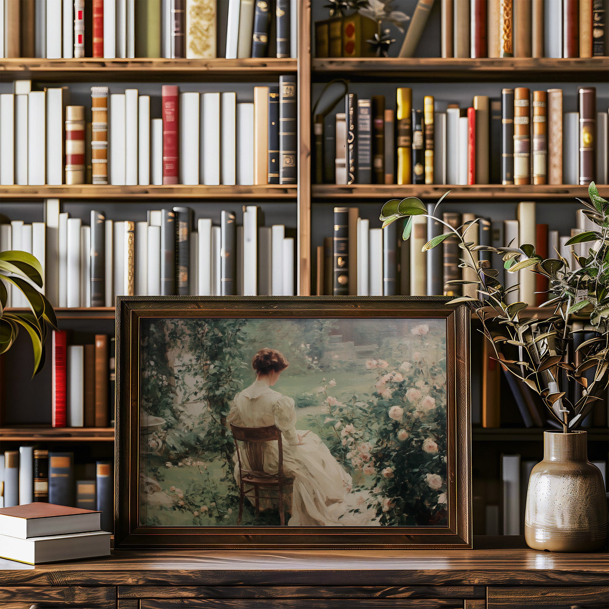 Garden Portrait Among Literary Worlds