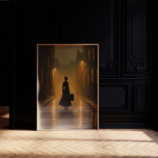 Cobblestone Journey By Gaslight