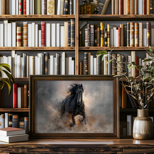 Untamed Spirit Among Leather Spines