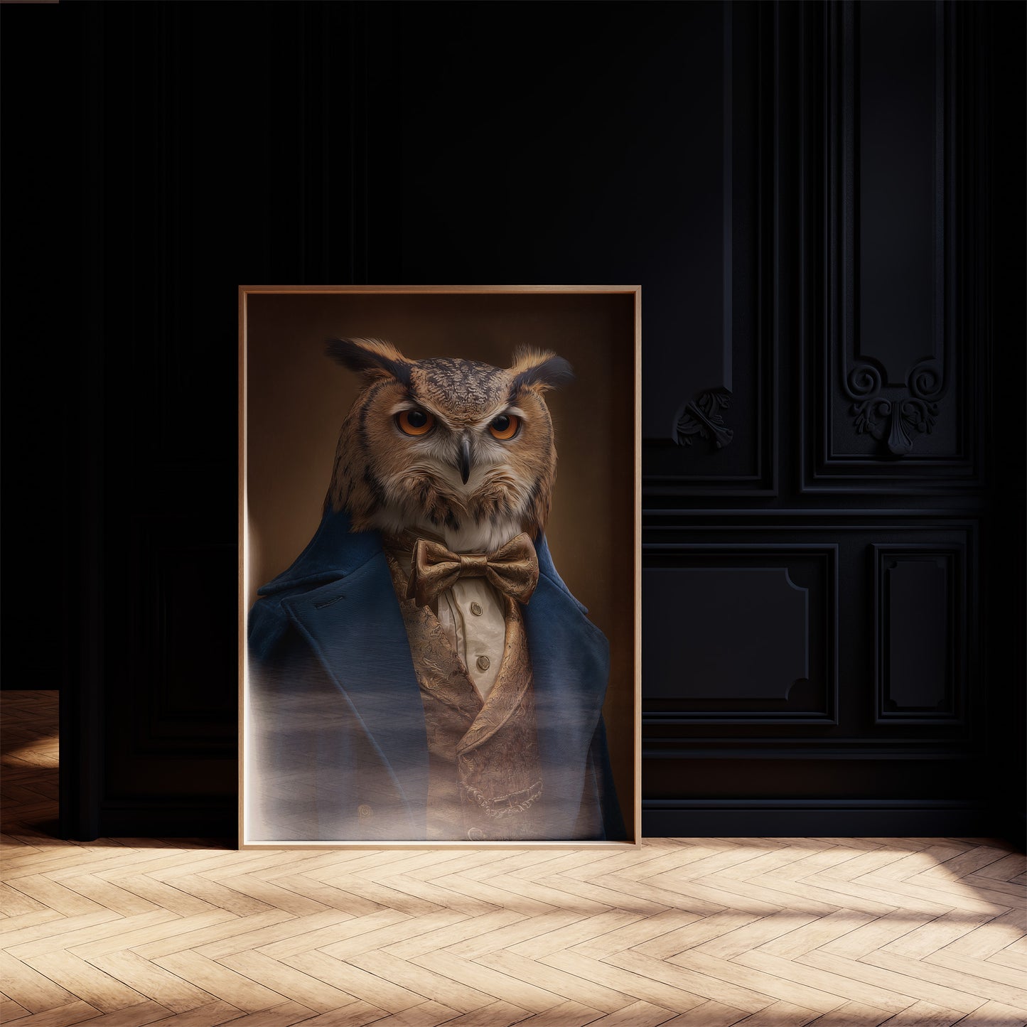 Nocturnal Gentleman's Piercing Gaze