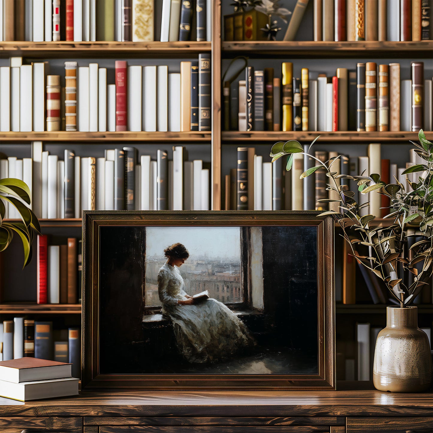 Pages Between Window Light