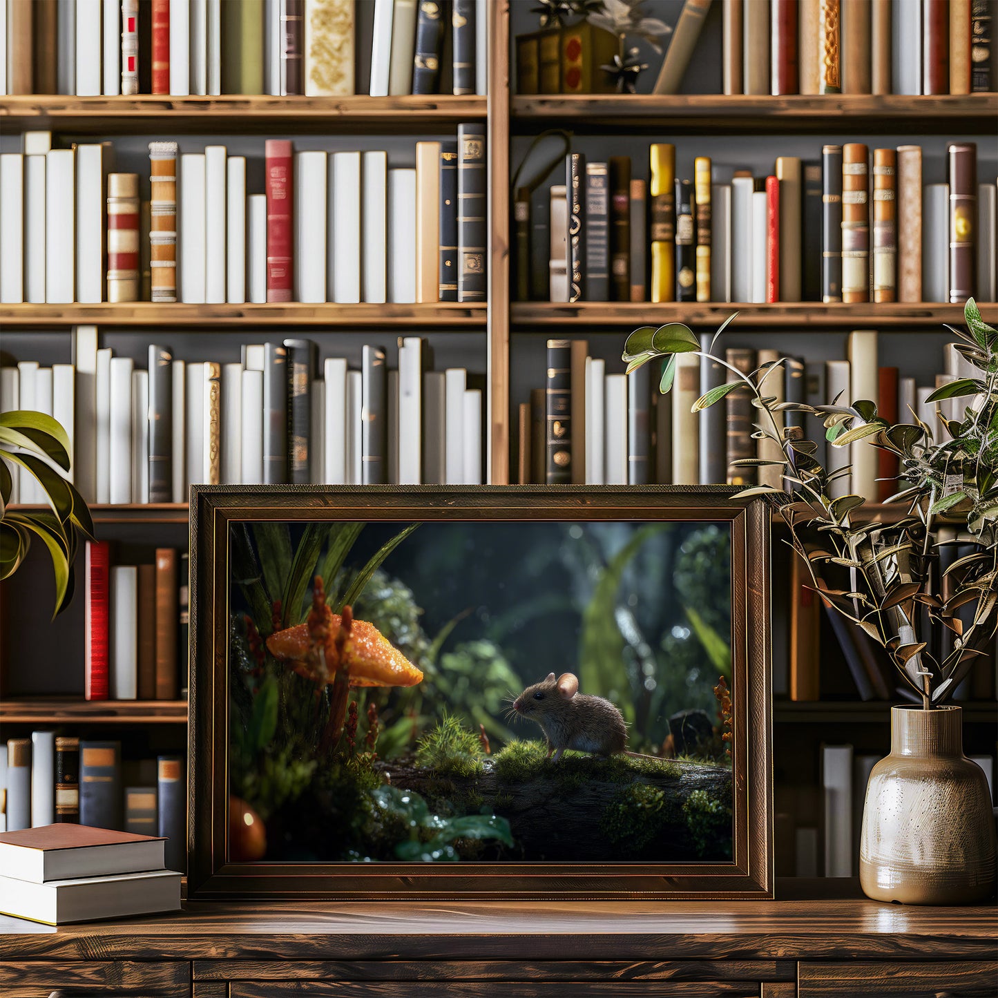 Tiny Explorer Meets Fairy Mushroom