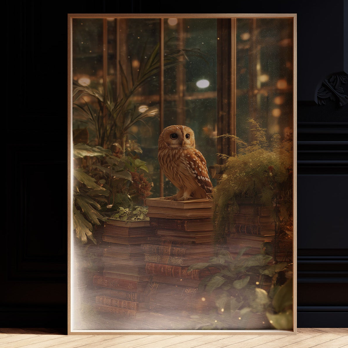 Midnight Scholar Among Ancient Pages