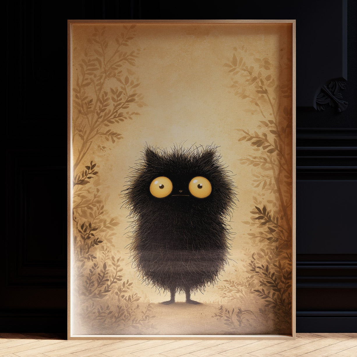 Curious Fluff Meets Golden Light