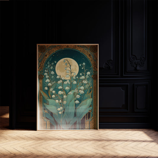 Moonlit Bells Under Starry Arch