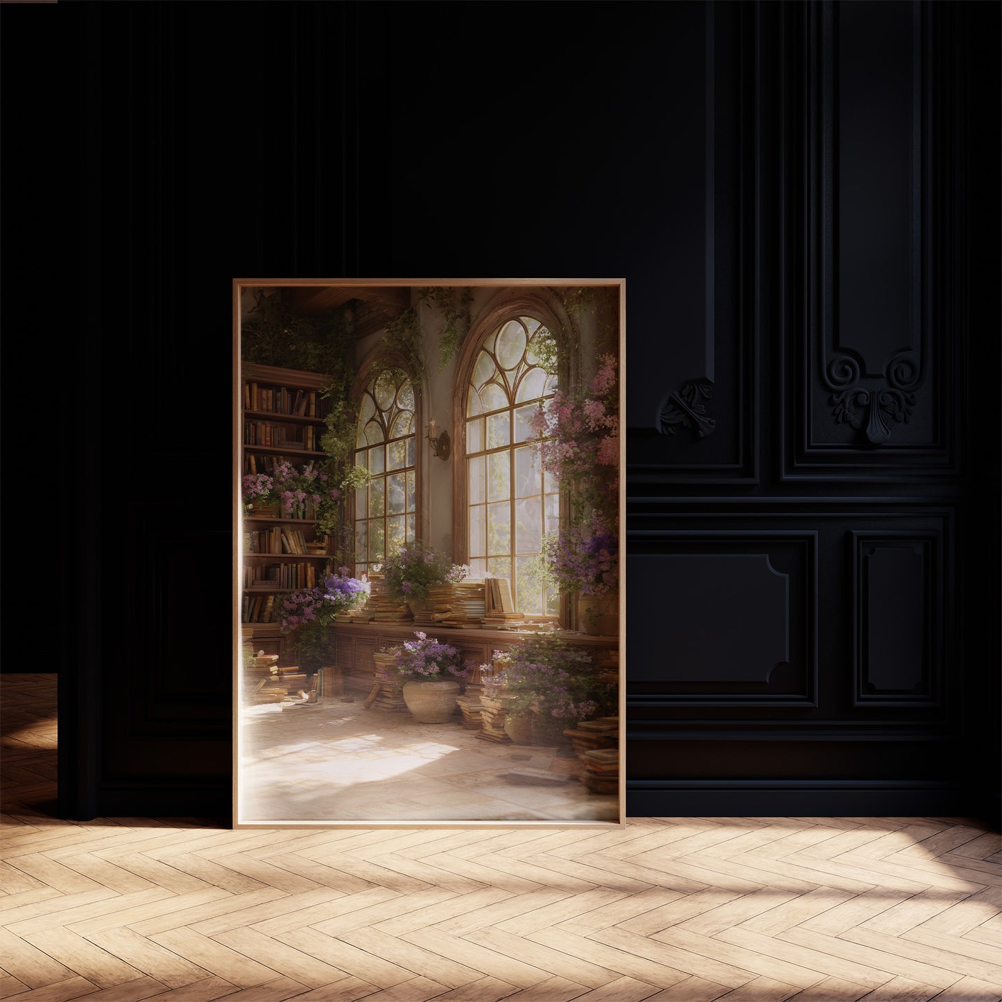 Books Bloom Where Light Enters