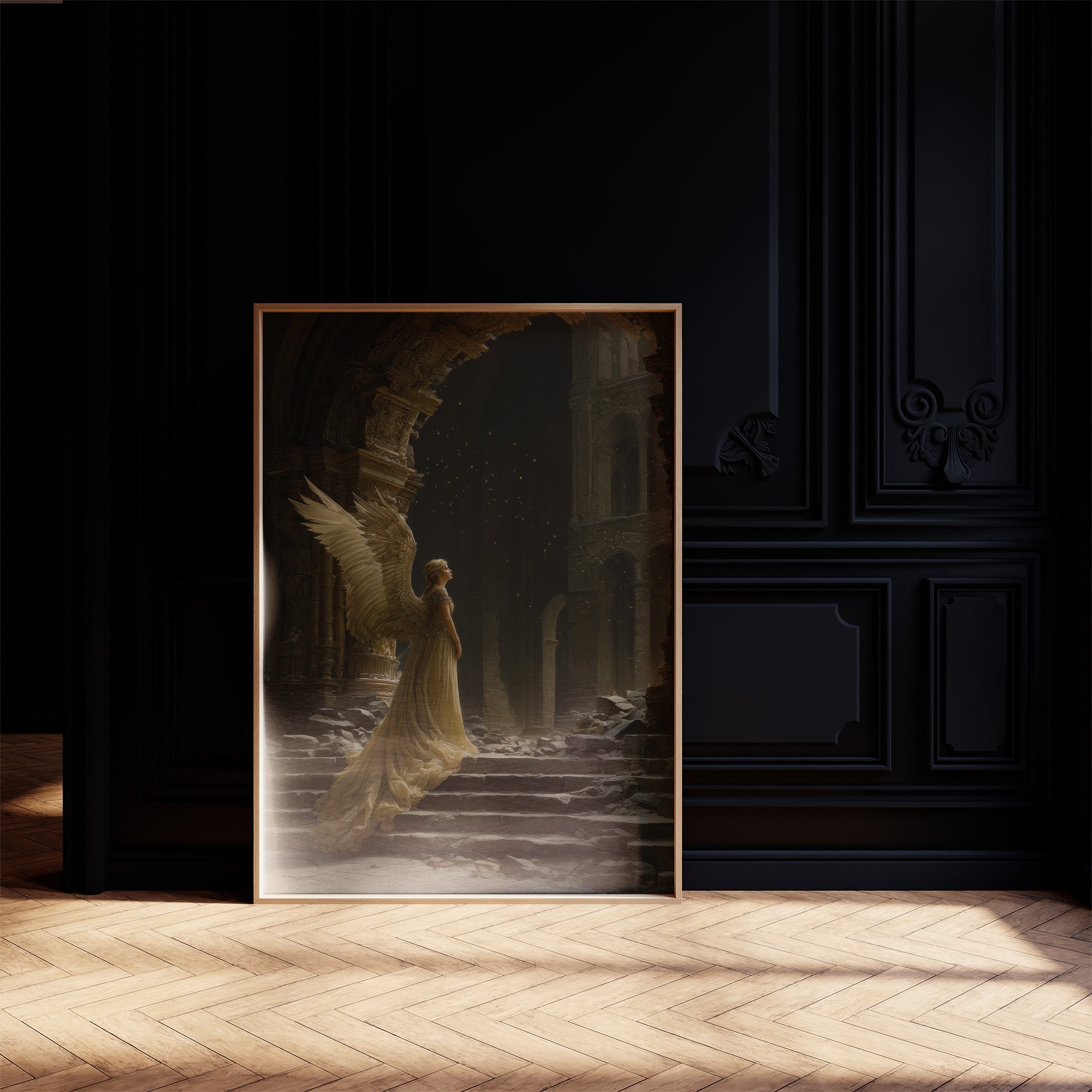 Ancient Halls Await Her Flight