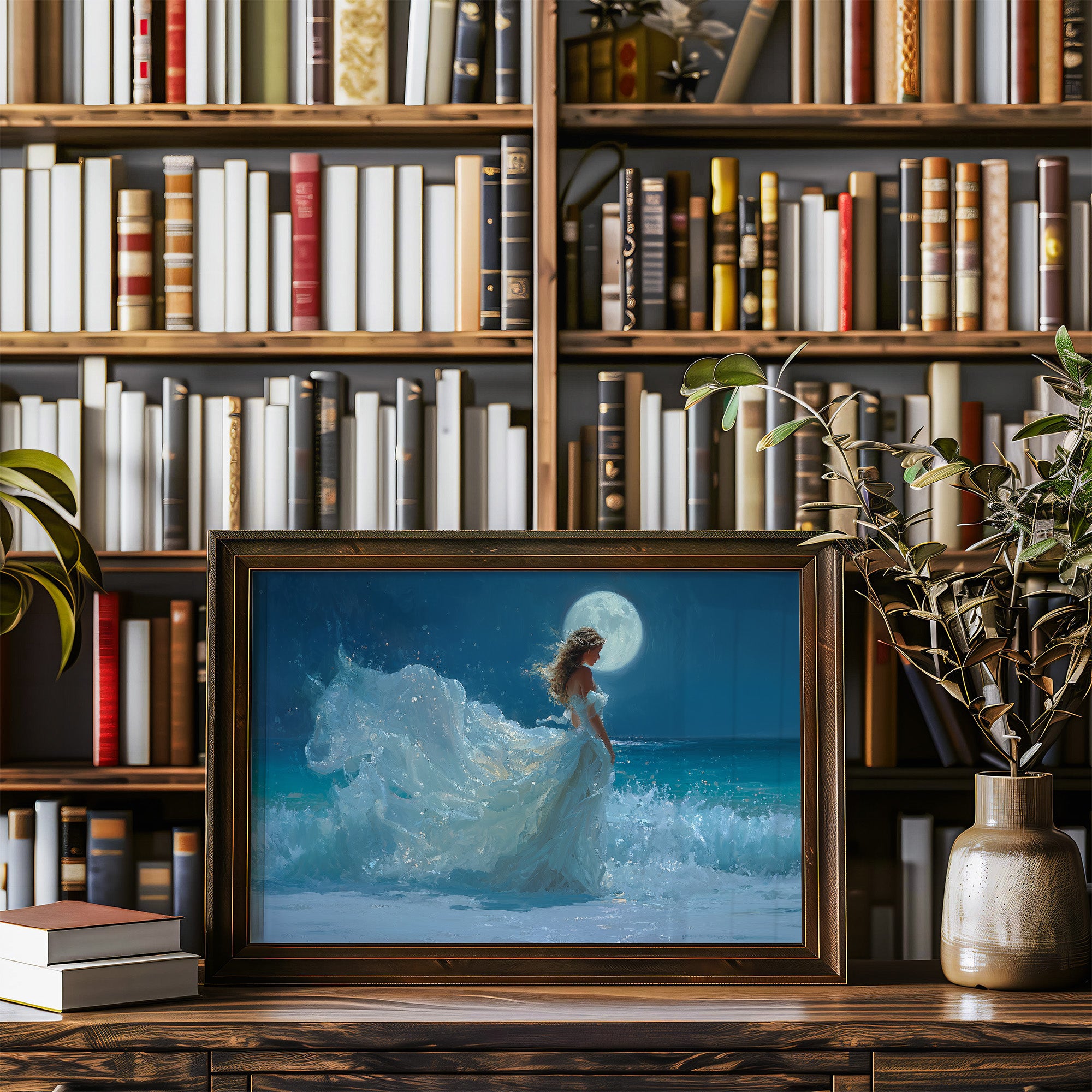 Ocean Bride Dances With Moonlight