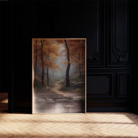 Copper Paths Through Misty Woods